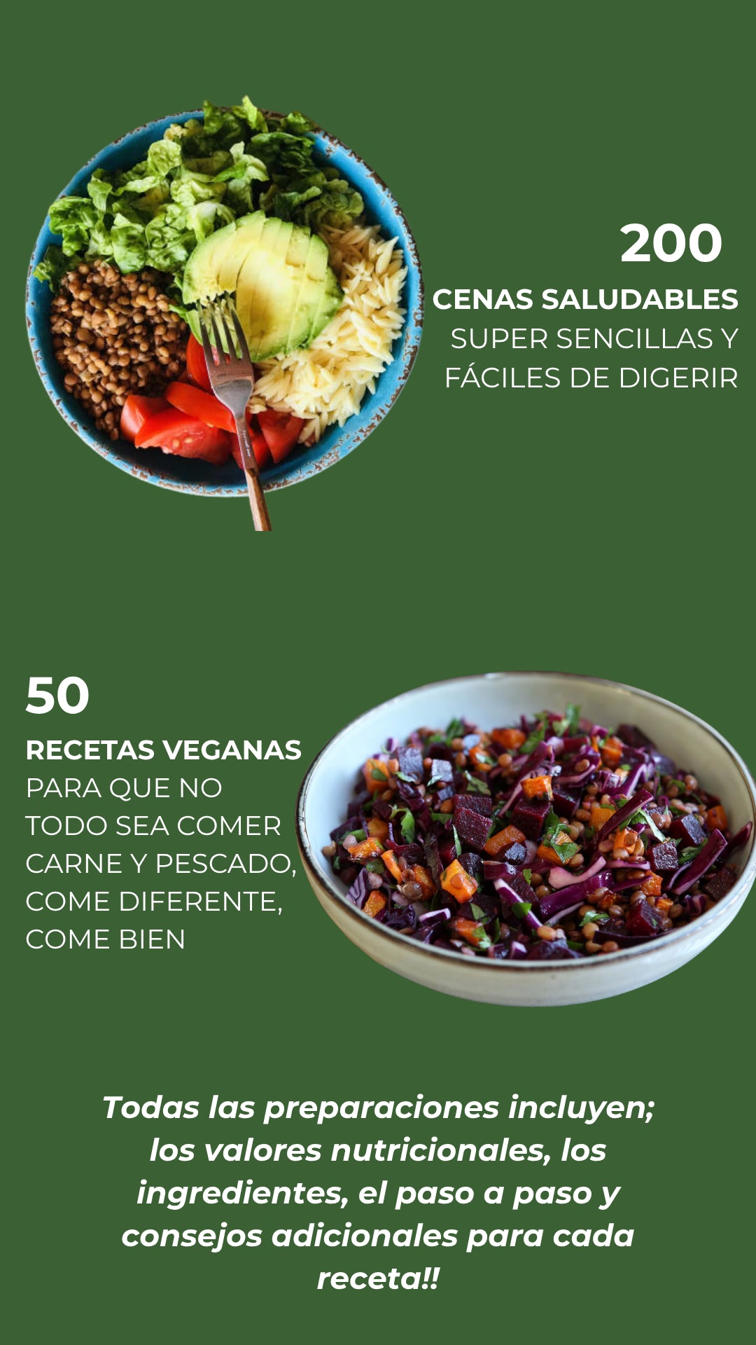 Beneficios del recetario