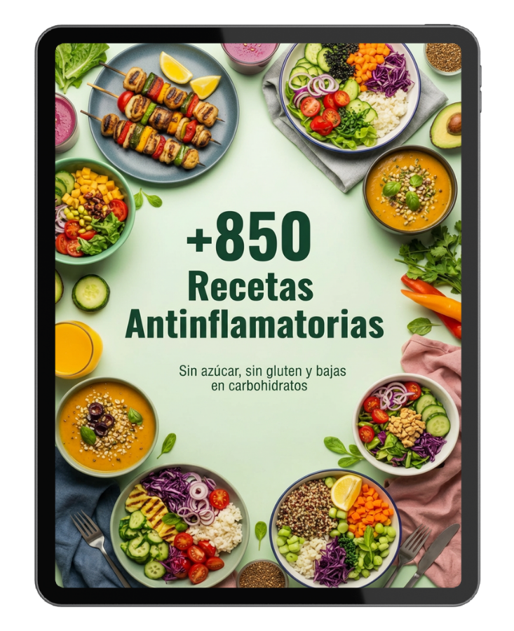 Recetario Antiinflamatorio +850 Recetas